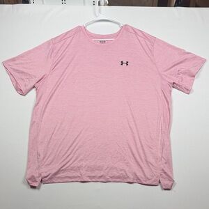 Under Armour Men's Light Pink Short Sleeve Tee XXL